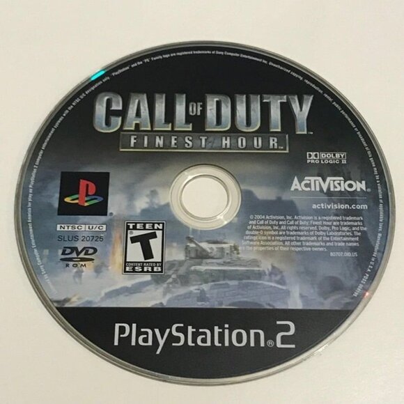 PS2 Call of Duty Finest Hour For PlayStation 2 - Picture 1 of 2
